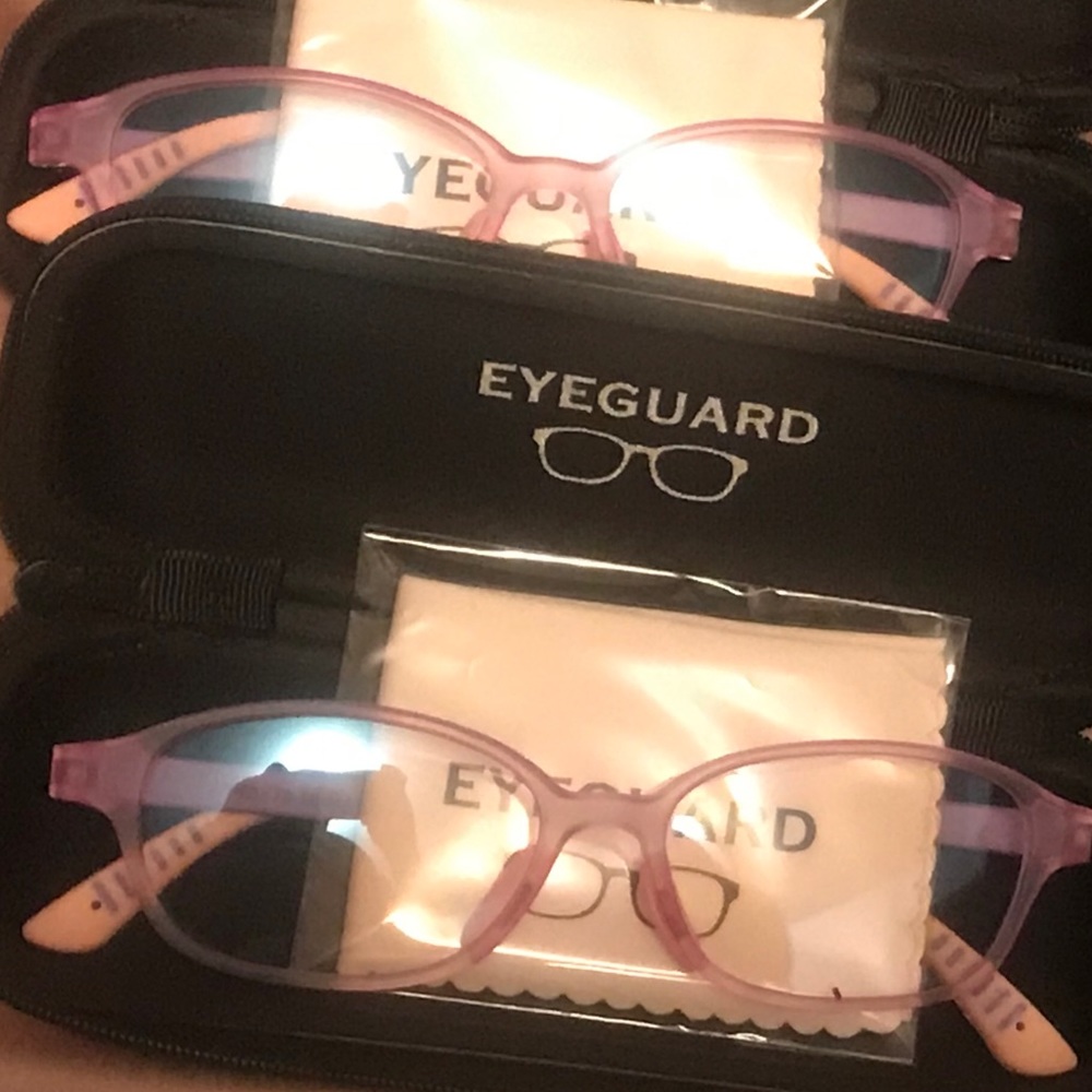Girls Blue Light Glasses Lavender/ Pink